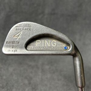 Ping Karsten I 4 Iron, Single Iron, Blue Dot, Men's, RH, Steel Shaft, Used